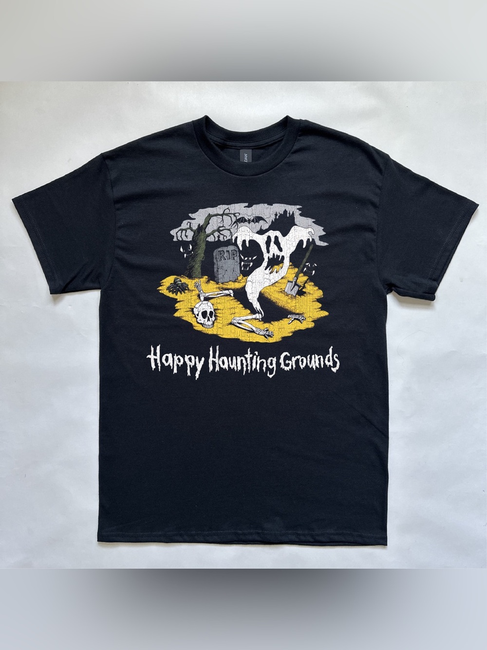 happy haunting grounds Halloween tee scavenger hunt spooky souvenir t shirt